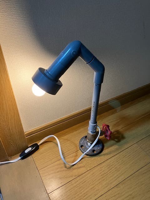 水道管で作るLEDスポットライト